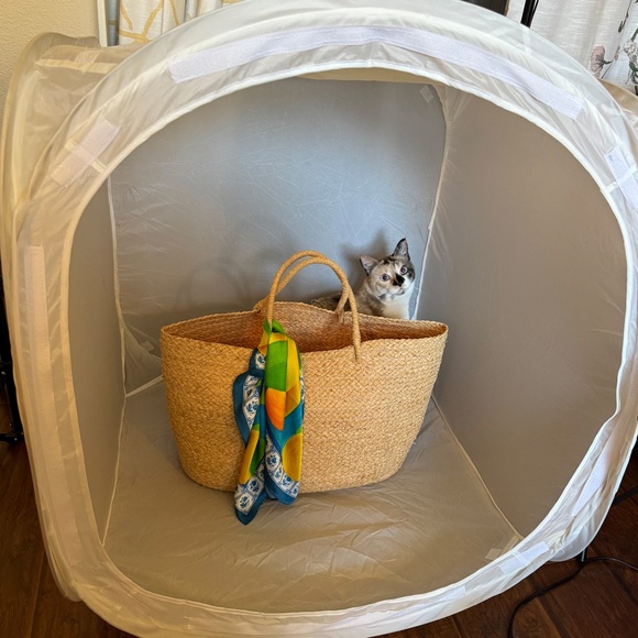 Sun-kissed Citrus Silk Scarf - Picture 6 of 6